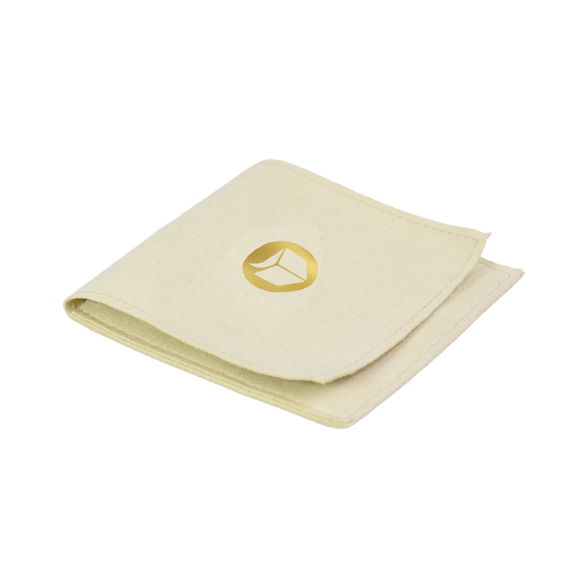 Foil Branded Medium Microfibre Jewellery Pouch