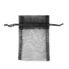 Black Premium Organza Gift Bags Medium | Satin Drawstring Pouch