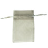 Silver Premium Organza Gift Bags Medium | Satin Drawstring Pouch