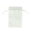 White Premium Organza Gift Bags Medium | Satin Drawstring Pouch