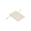 White Rectangular Cotton Bag 7x10cm | Cotton Drawstring Bag