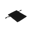 Black Rectangular Cotton Bag 10x12cm | Cotton Drawstring Bag