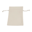 White Rectangular Cotton Bag 11x16cm | Cotton Drawstring Bag