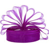 Purple Premium Organza Ribbon | 25mm x 45m | Gift Wrap Ribbon