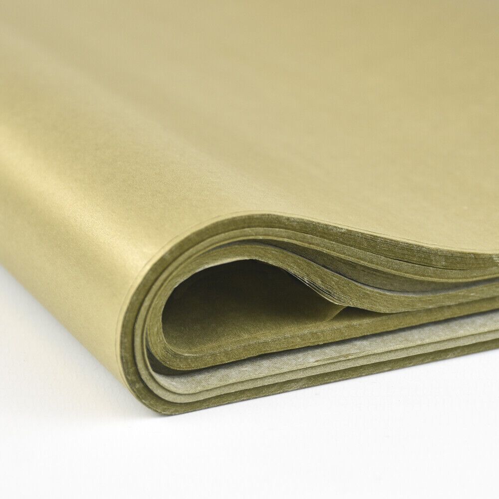 Gold Metallic Tissue Paper 750 x 550mm | Gift Wrap | Arts & Craft