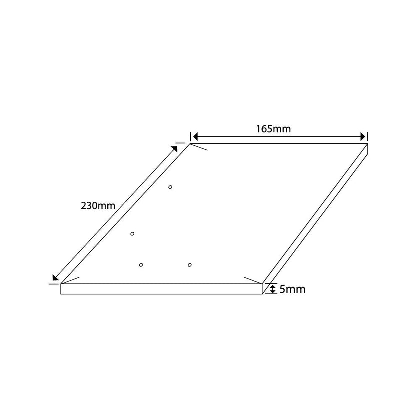 A5 Velvet Foam Insert (5mm)