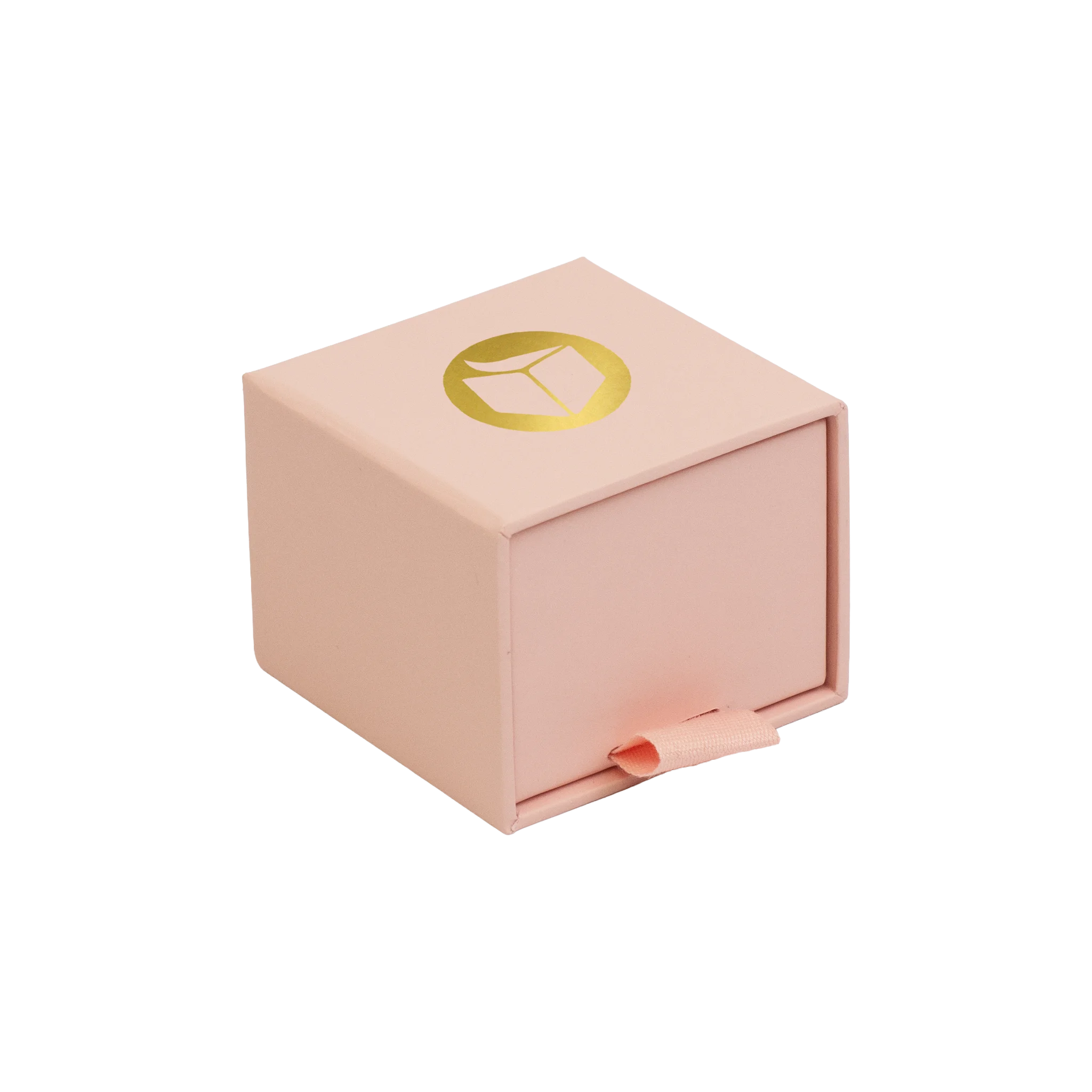 Foil Branded FSC Peony Ring Box