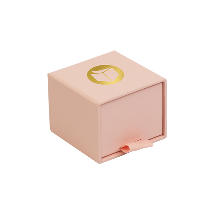 Foil Branded FSC Peony Ring Box