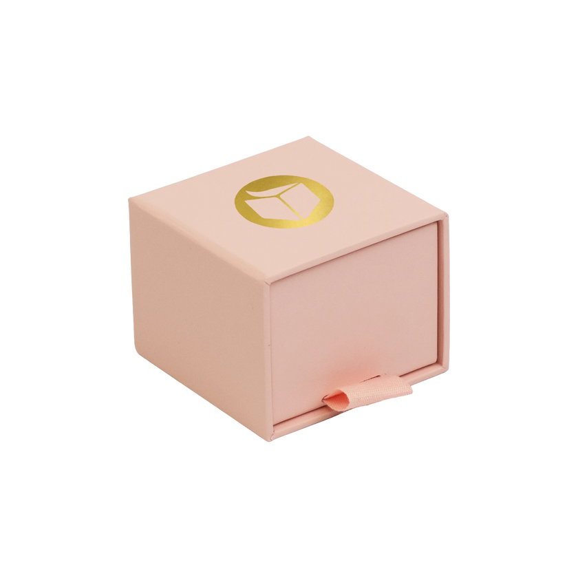 Foil Branded FSC Peony Ring Box