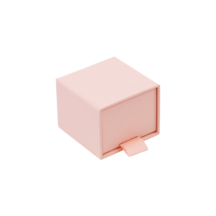 Coral Peach FSC Peony Ring Drawer Box