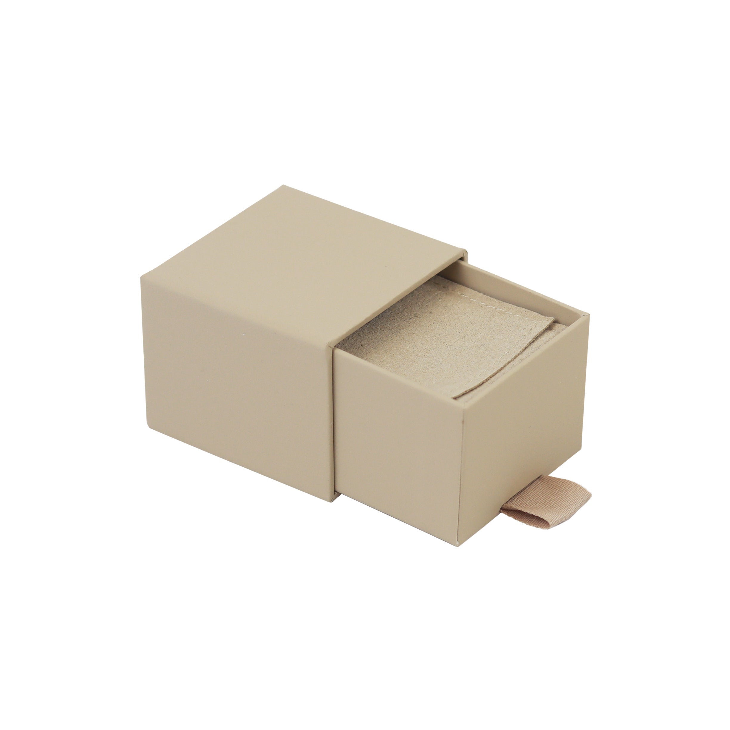Dusty Beige FSC Peony Ring Drawer Box