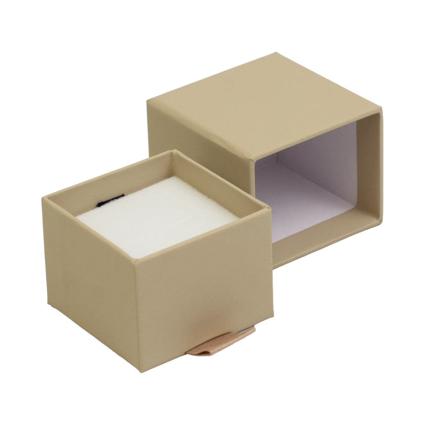 Foil Branded FSC Peony Ring Box