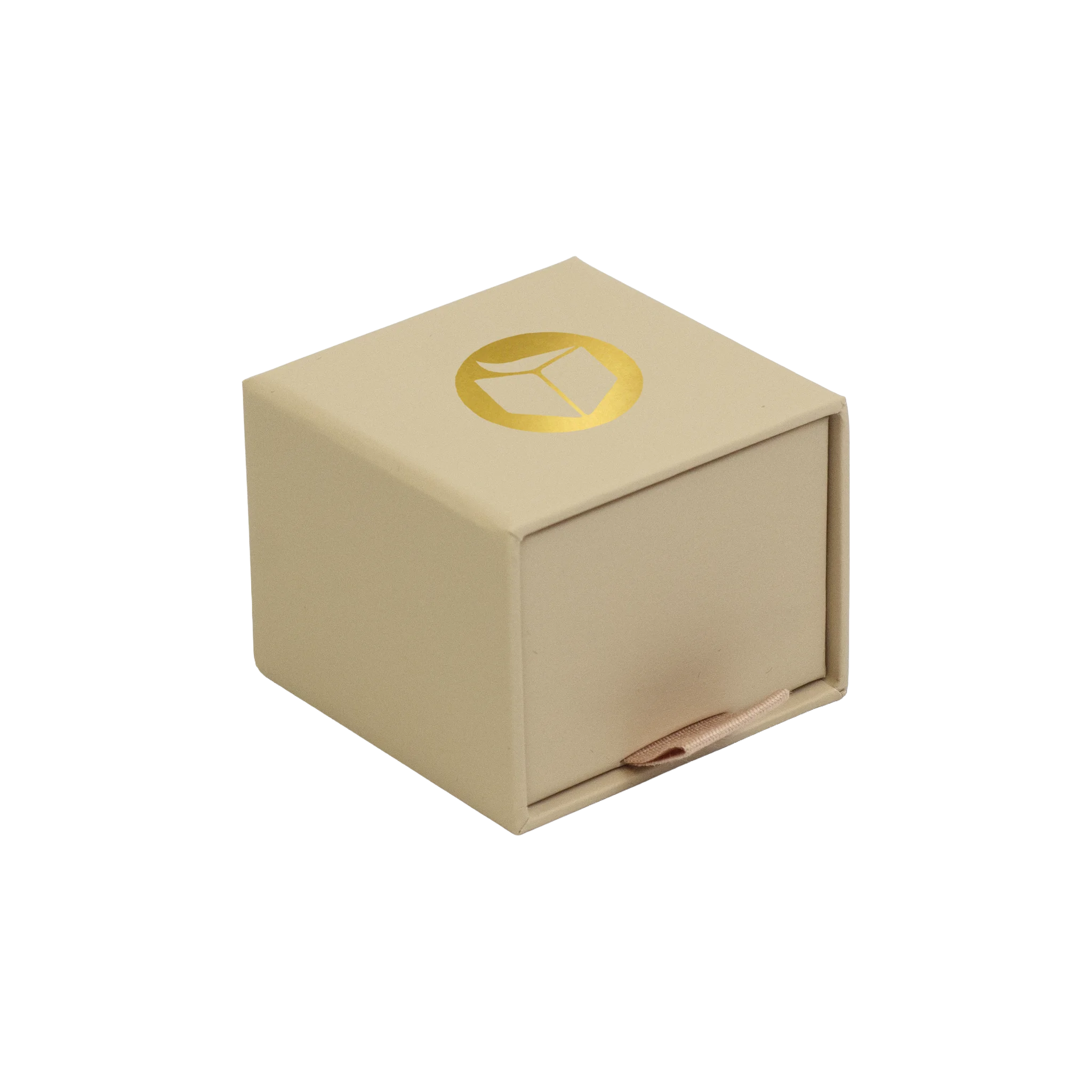 Foil Branded FSC Peony Ring Box