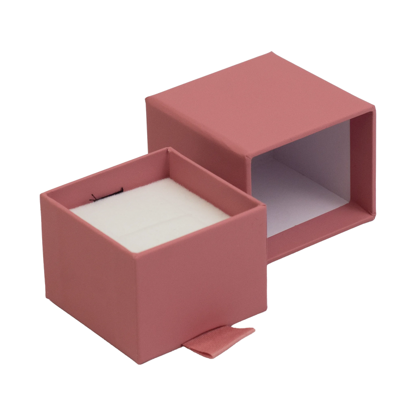 Foil Branded FSC Peony Ring Box