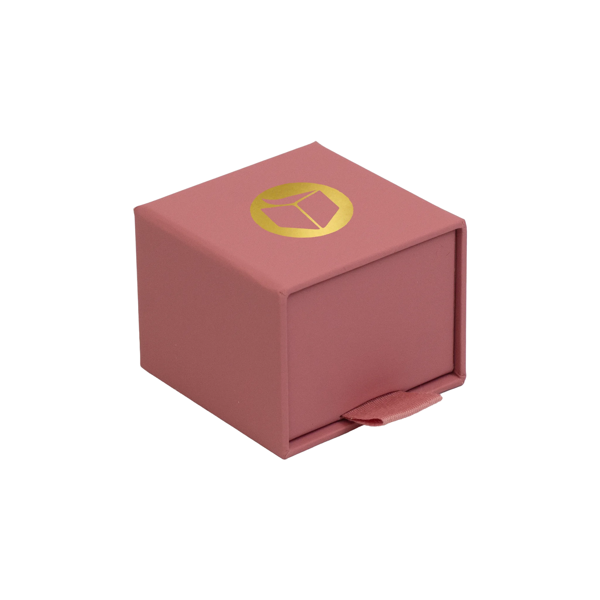 Foil Branded FSC Peony Ring Box