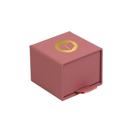 Foil Branded FSC Peony Ring Box