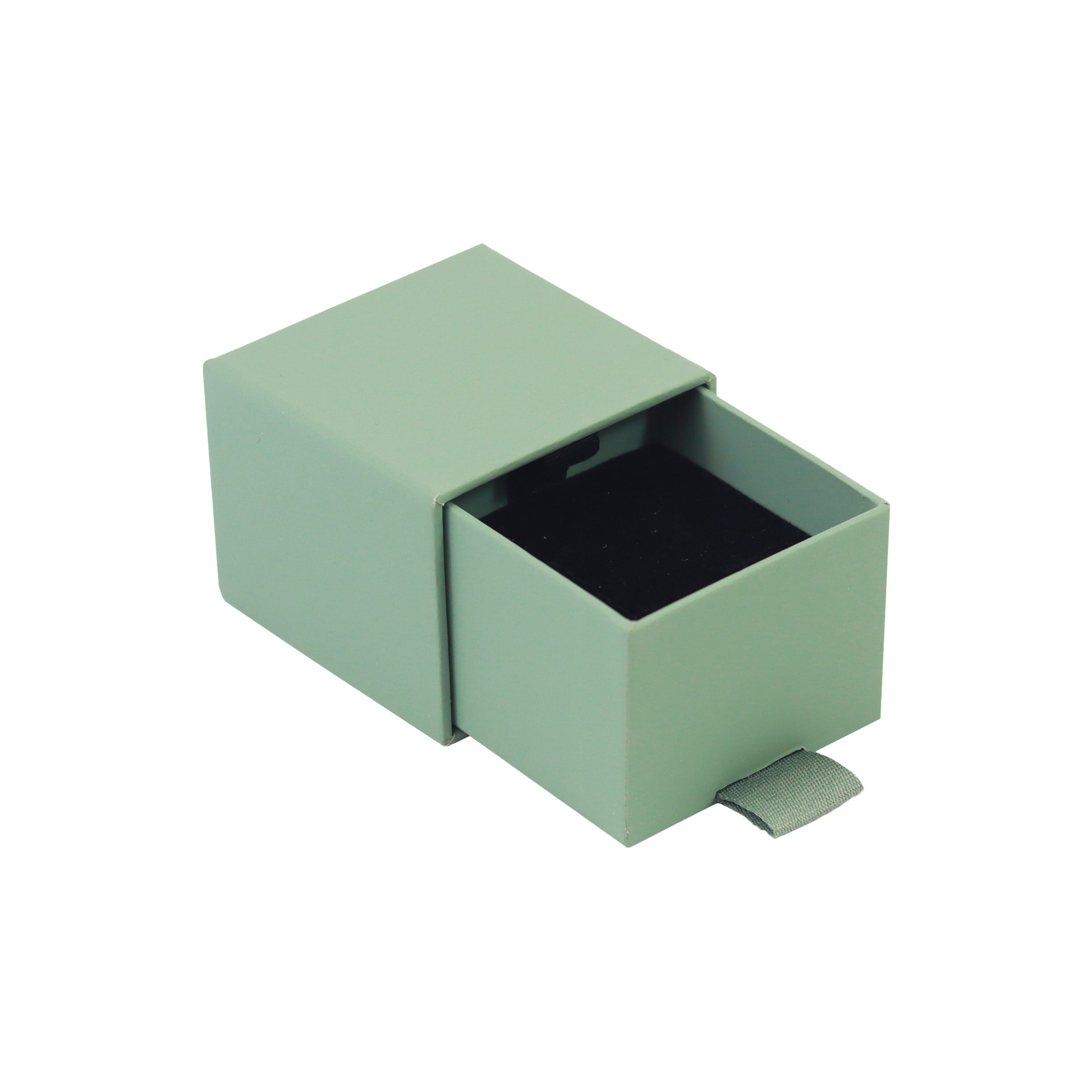Fern Green FSC Peony Ring Drawer Box