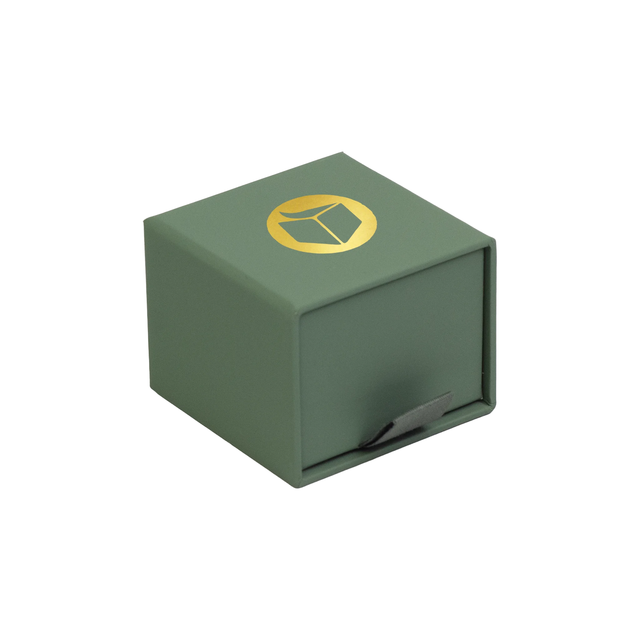 Foil Branded FSC Peony Ring Box