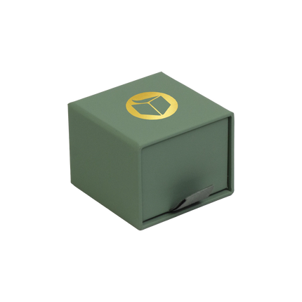 Foil Branded FSC Peony Ring Box