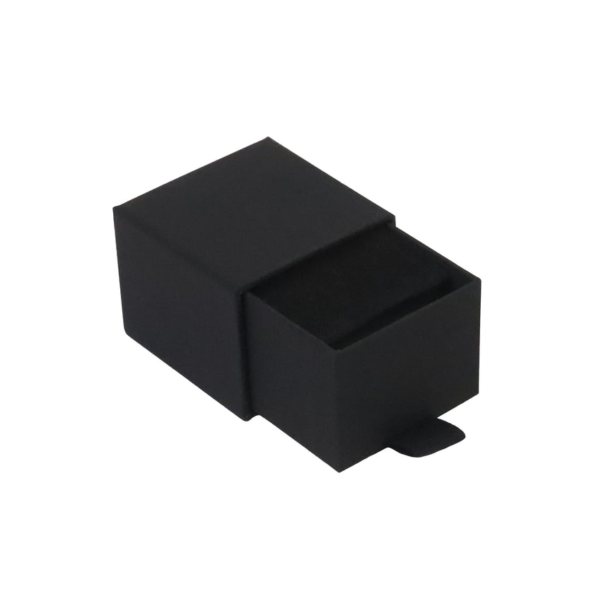 Onyx Black FSC Peony Ring Drawer Box