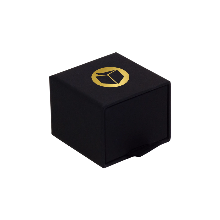 Foil Branded FSC Peony Ring Box