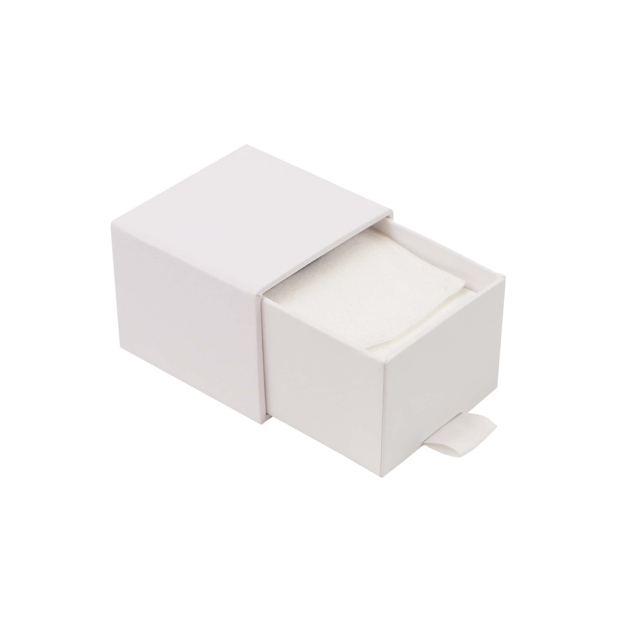 Pearl White FSC Peony Ring Drawer Box
