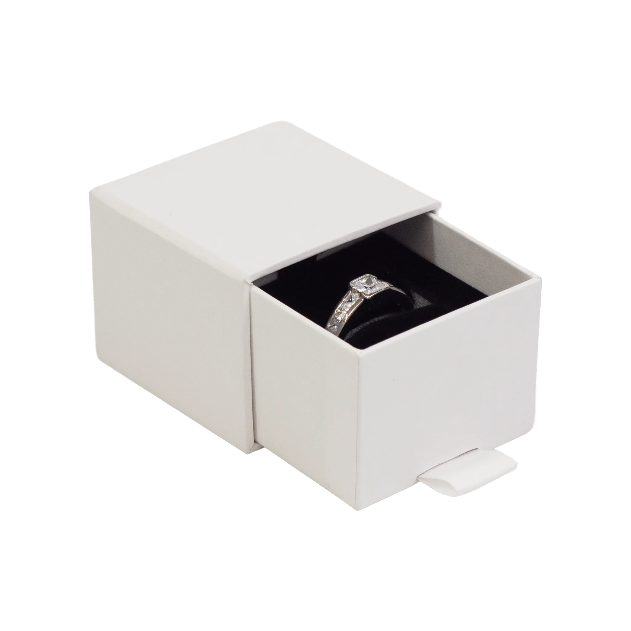 Foil Branded FSC Peony Ring Box