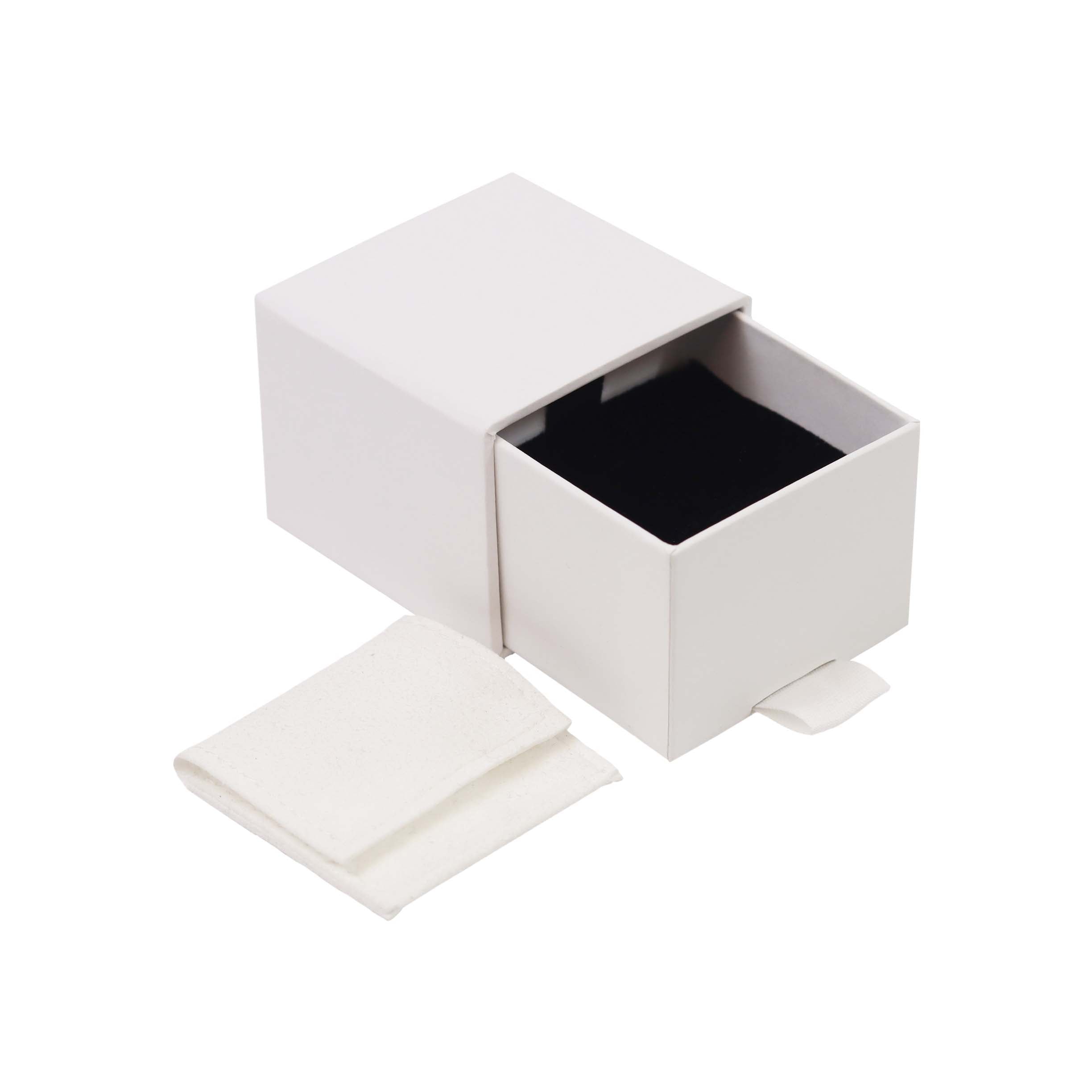 Pearl White FSC Peony Ring Drawer Box