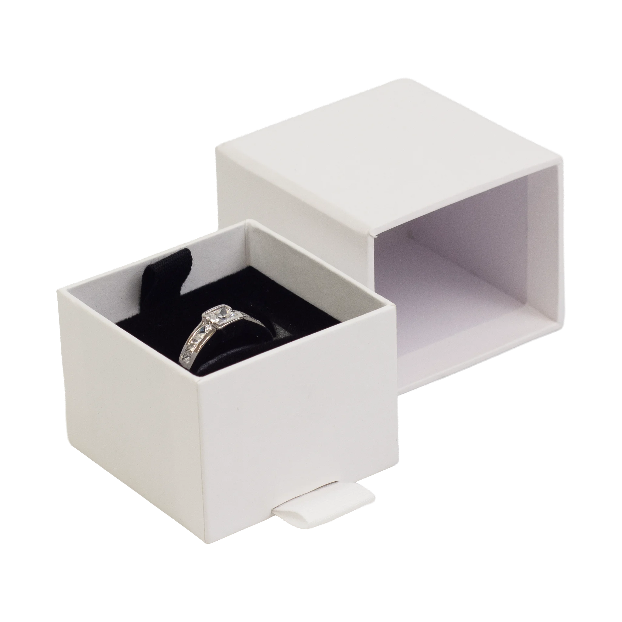 Foil Branded FSC Peony Ring Box