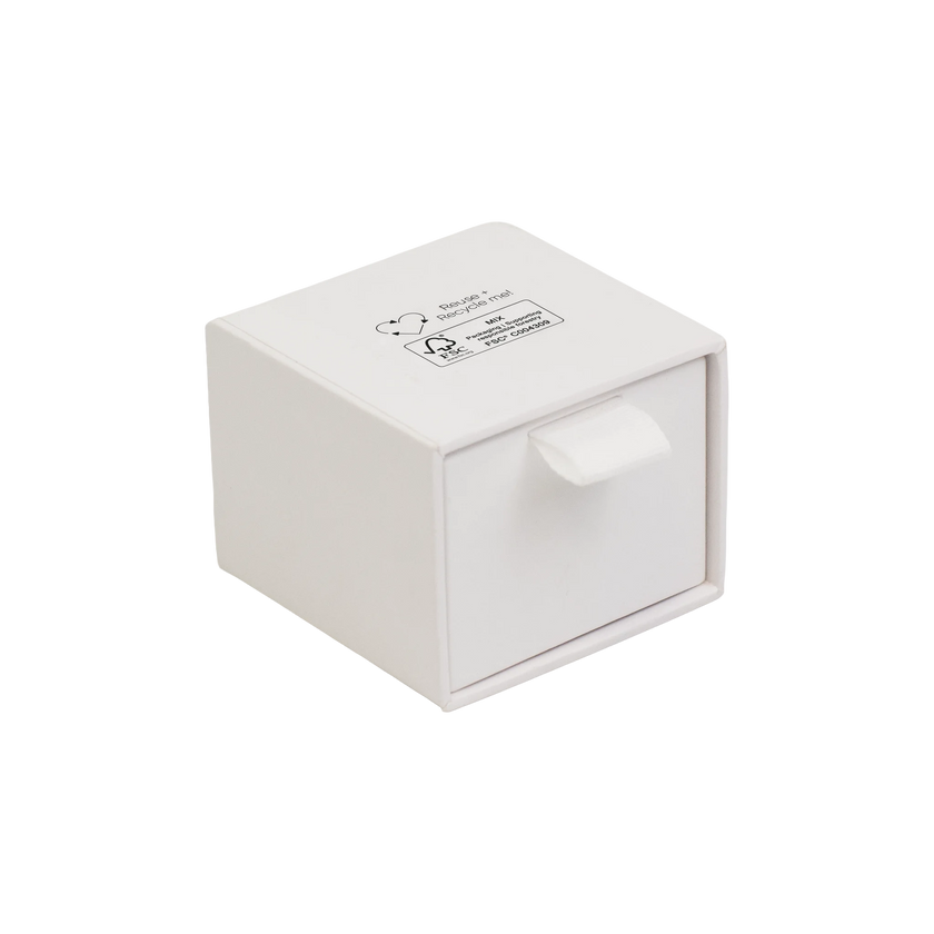 Foil Branded FSC Peony Ring Box
