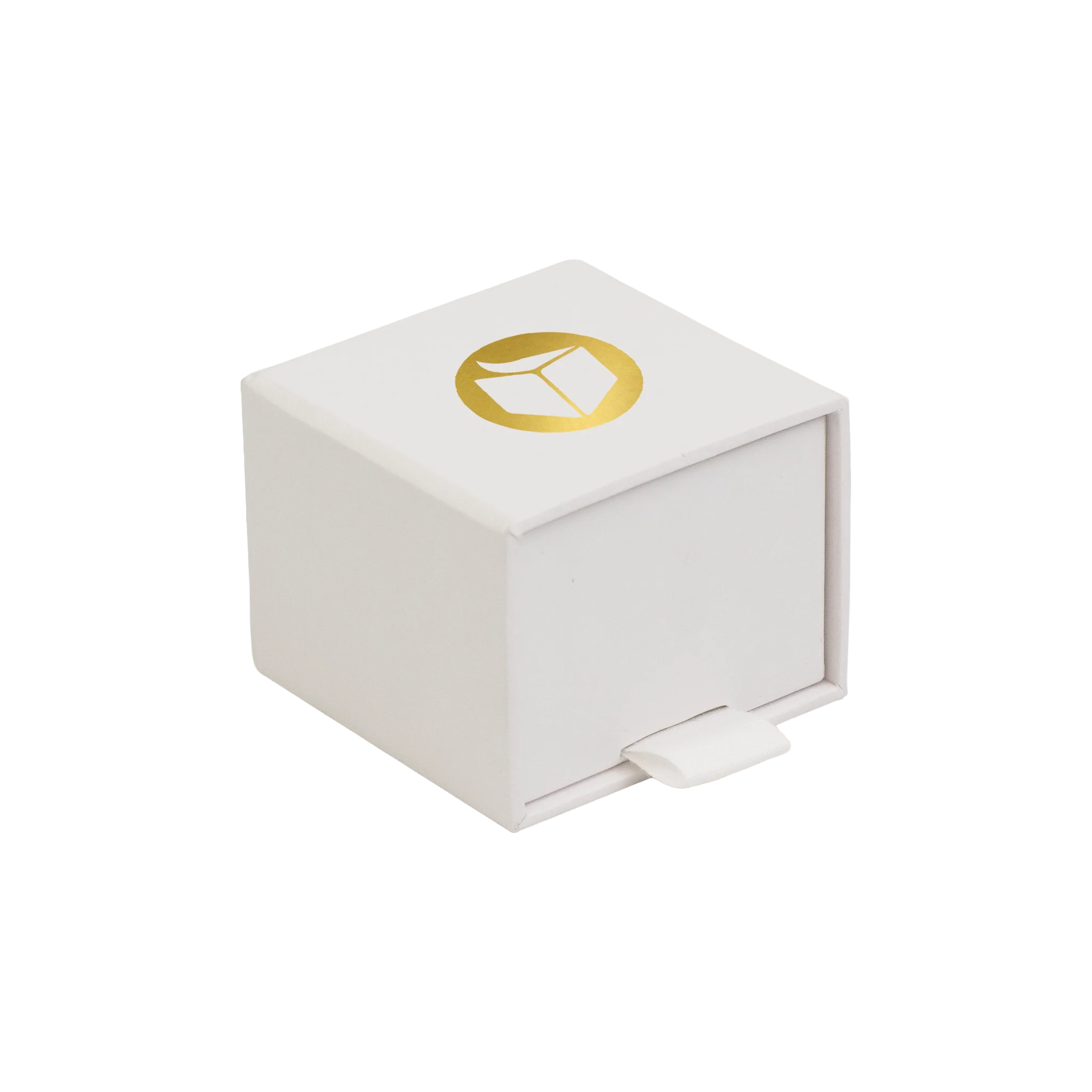 Foil Branded FSC Peony Ring Box