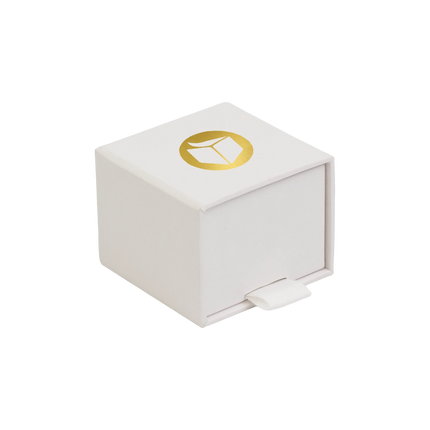 Foil Branded FSC Peony Ring Box
