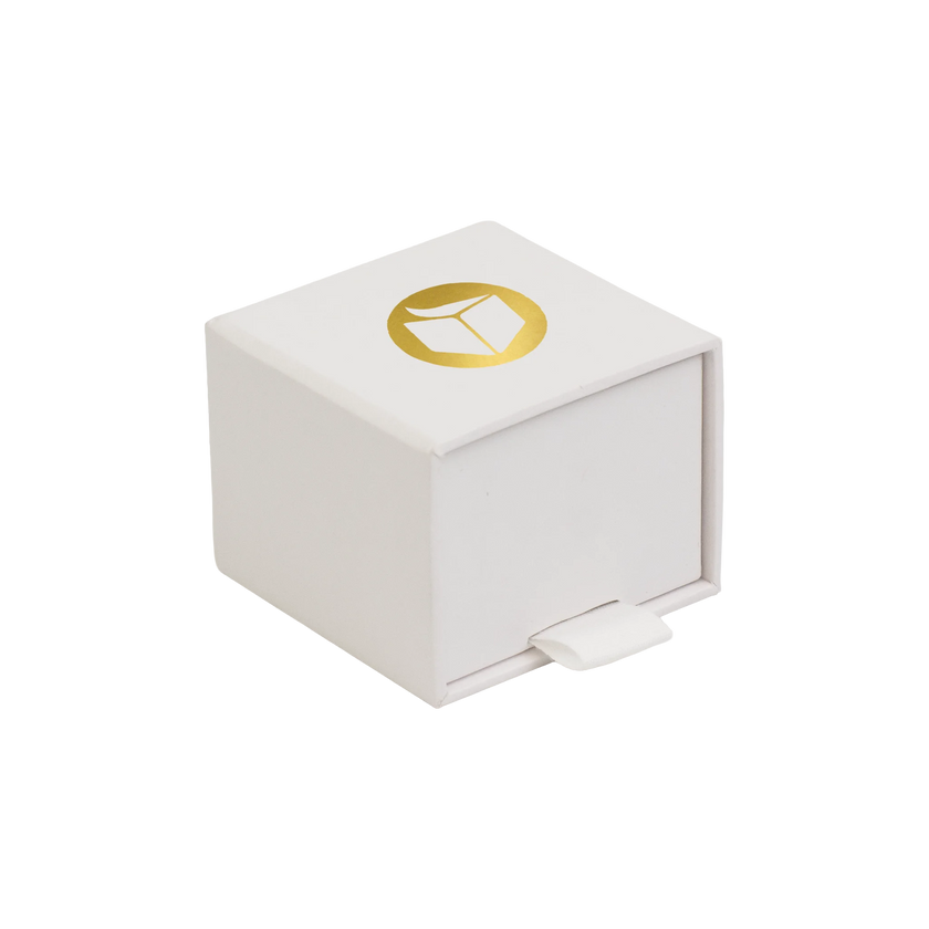 Foil Branded FSC Peony Ring Box