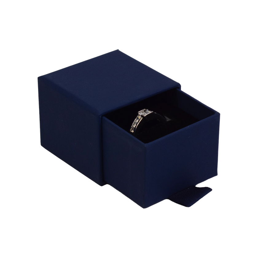 Foil Branded FSC Peony Ring Box