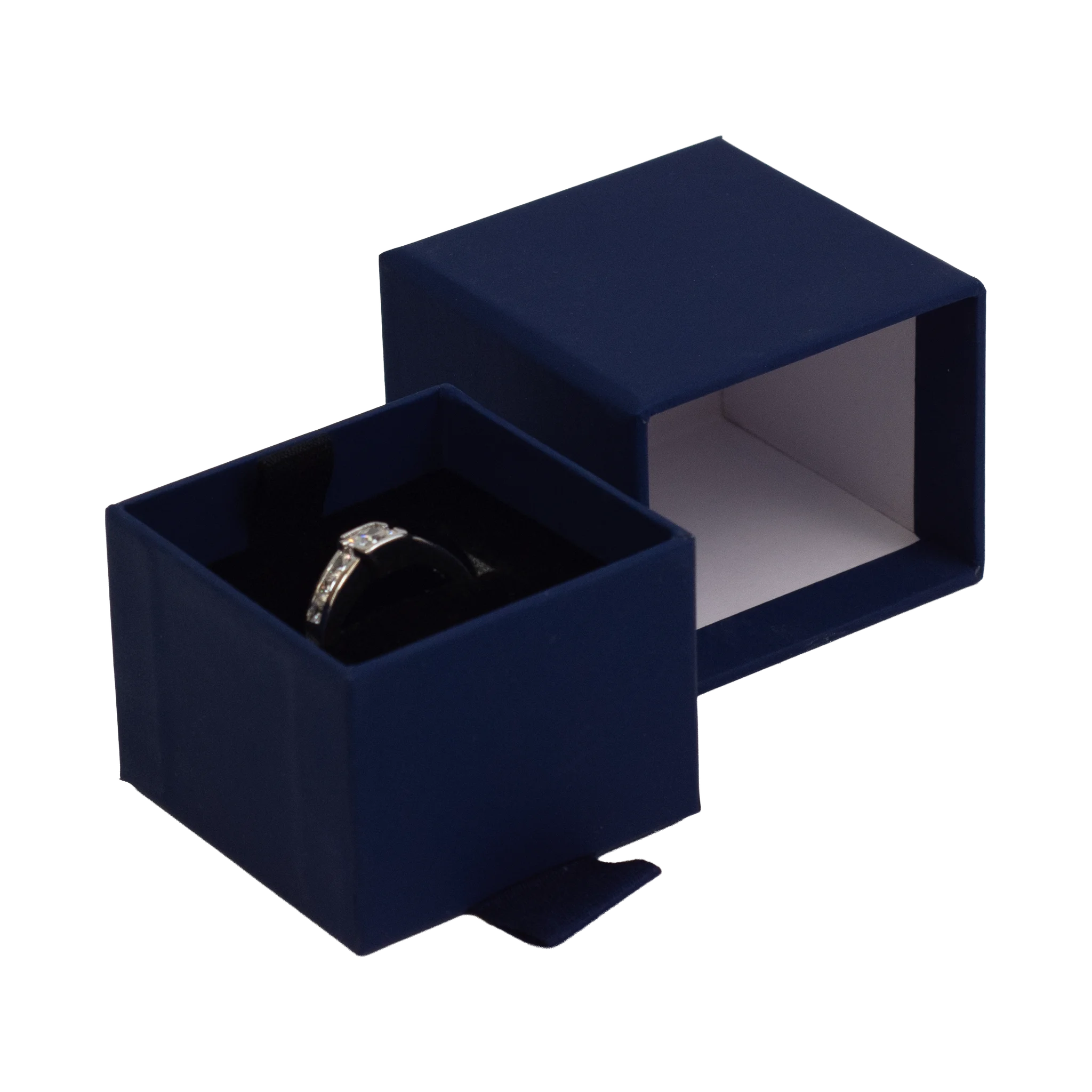 Foil Branded FSC Peony Ring Box