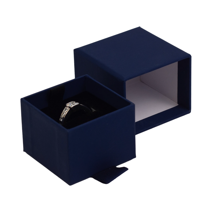 Foil Branded FSC Peony Ring Box