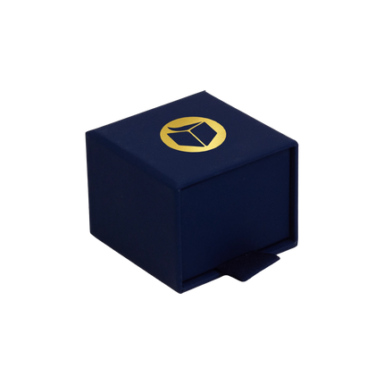 Foil Branded FSC Peony Ring Box