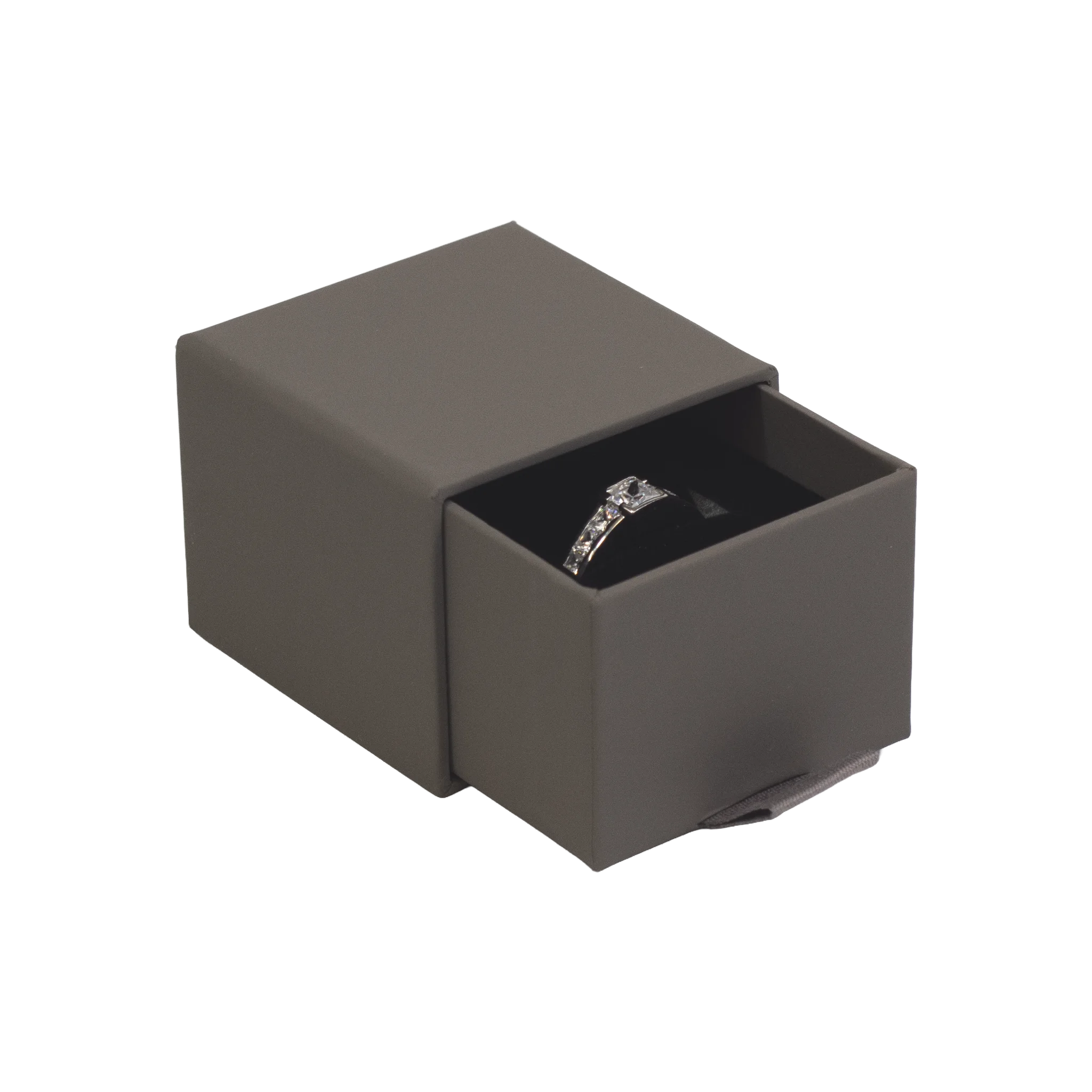 Foil Branded FSC Peony Ring Box