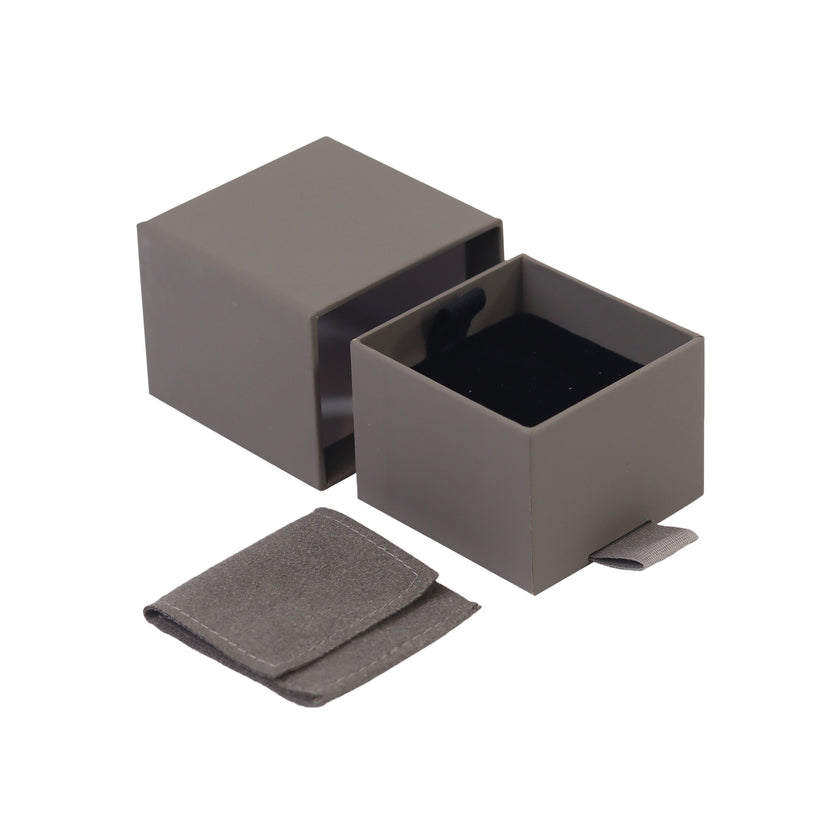 Stone Grey FSC Peony Ring Drawer Box