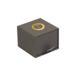 Foil Branded FSC Peony Ring Box