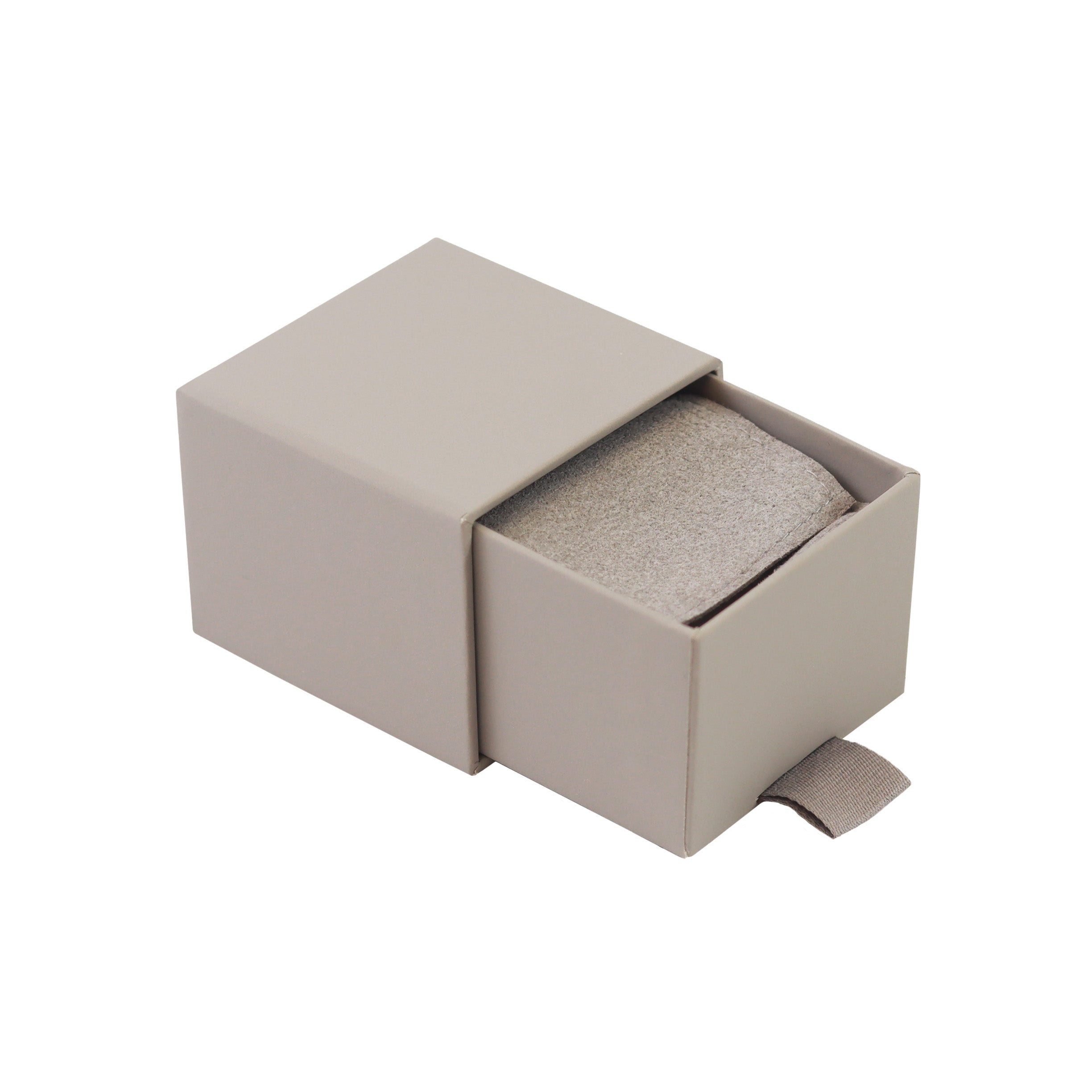 Taupe Grey FSC Peony Ring Drawer Box