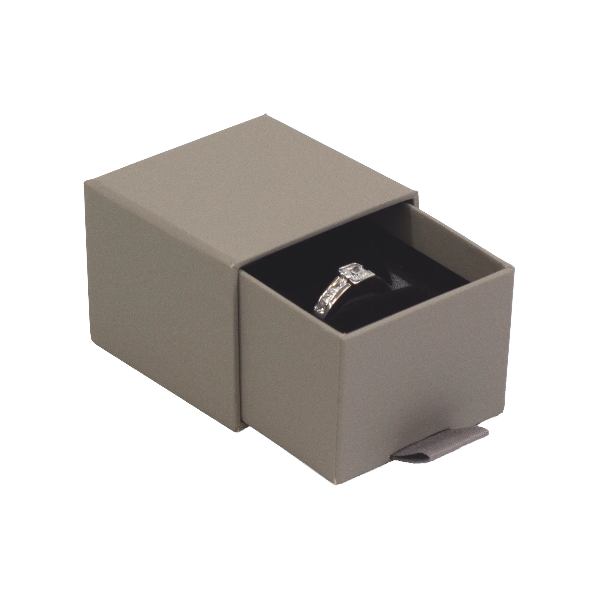 Foil Branded FSC Peony Ring Box