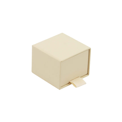 Vanilla Cream FSC Peony Ring Drawer Box