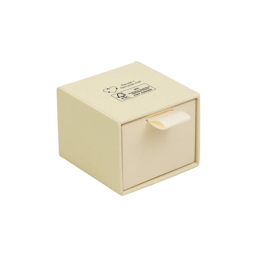 Foil Branded FSC Peony Ring Box