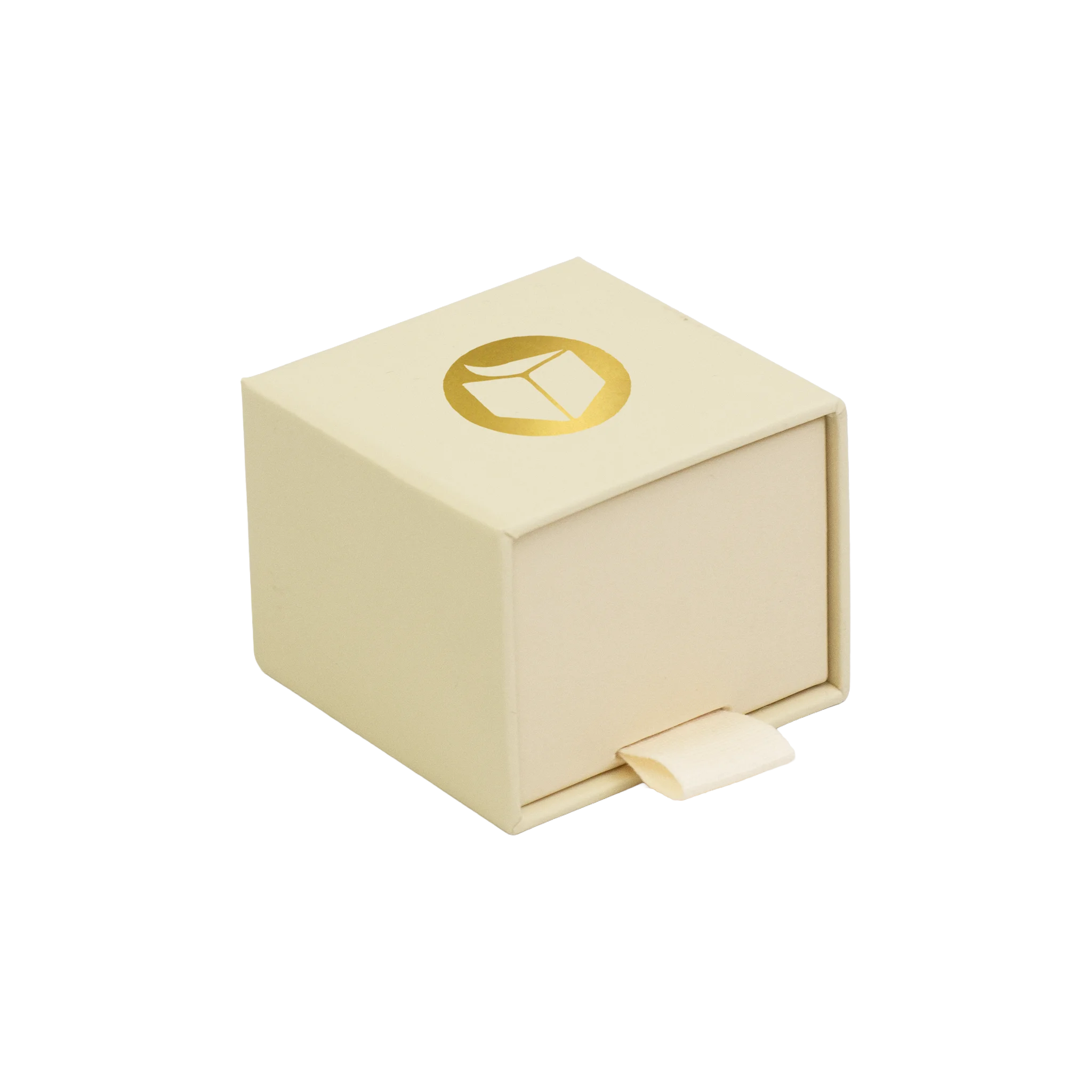 Foil Branded FSC Peony Ring Box
