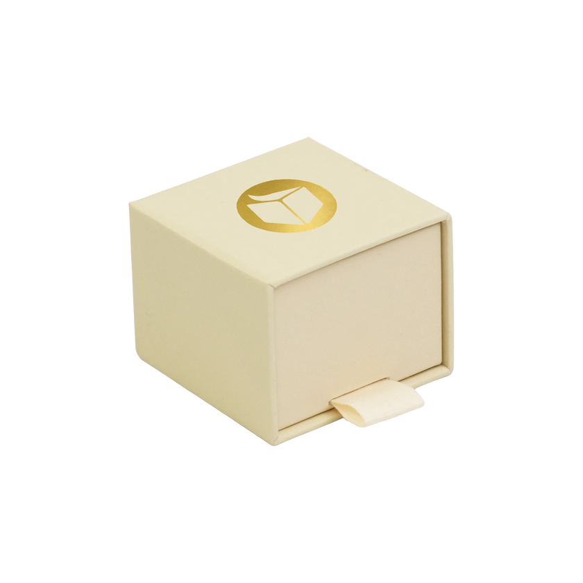 Foil Branded FSC Peony Ring Box
