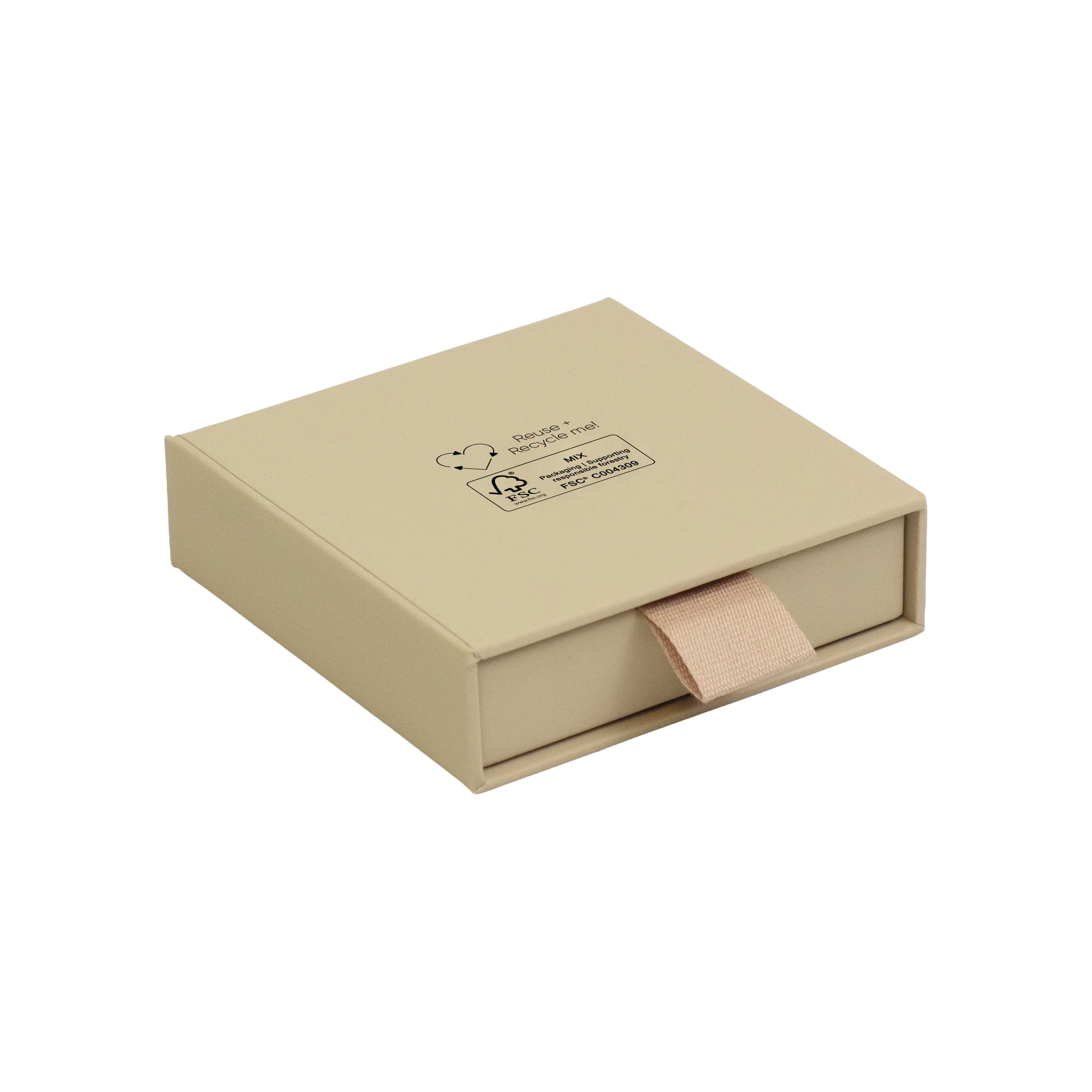 Foil Branded FSC Peony Small Pendant Box