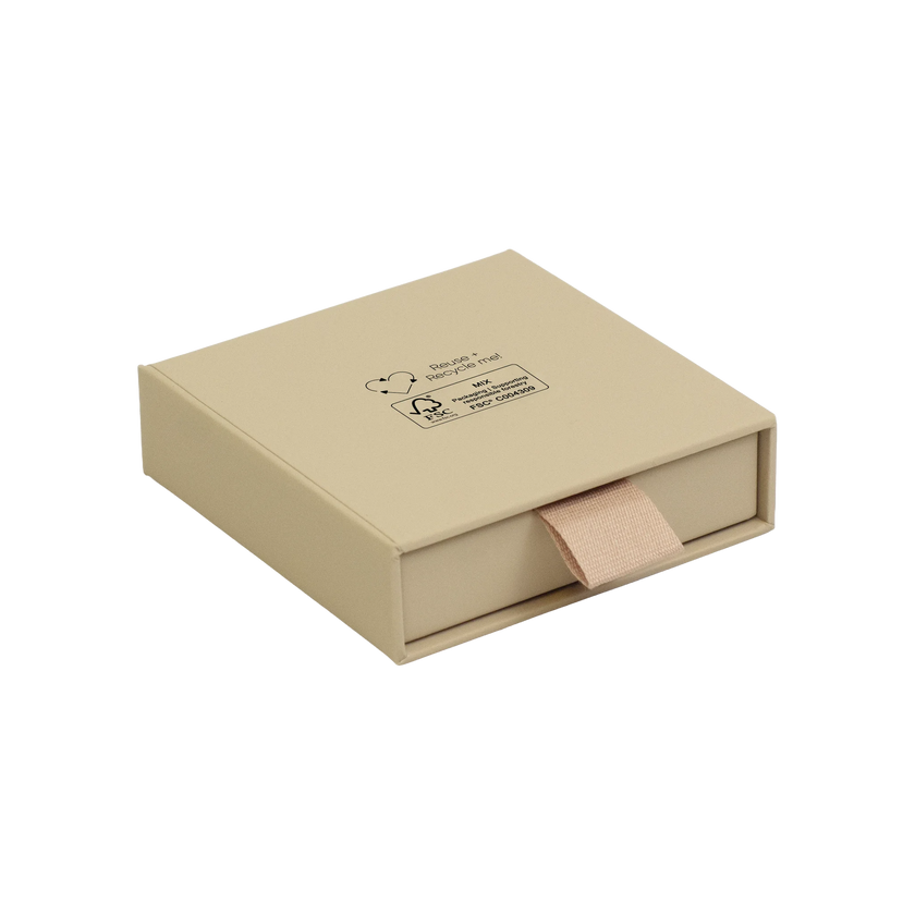 Foil Branded FSC Peony Small Pendant Box