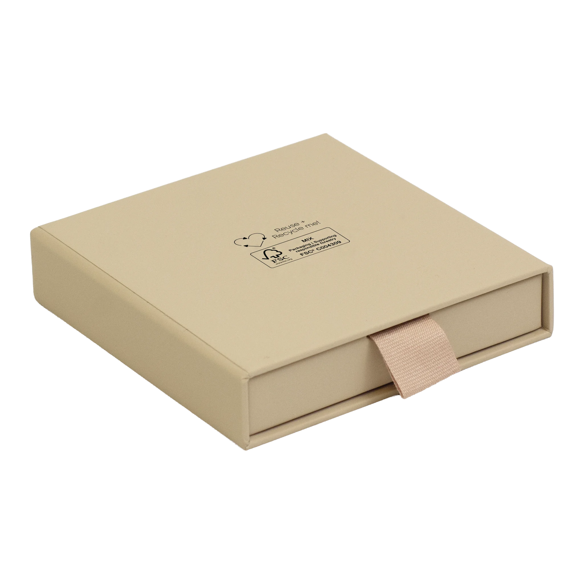Foil Branded FSC Peony Large Pendant Box