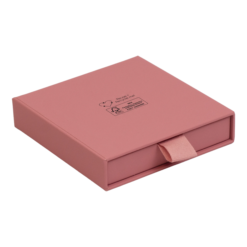 Foil Branded FSC Peony Large Pendant Box
